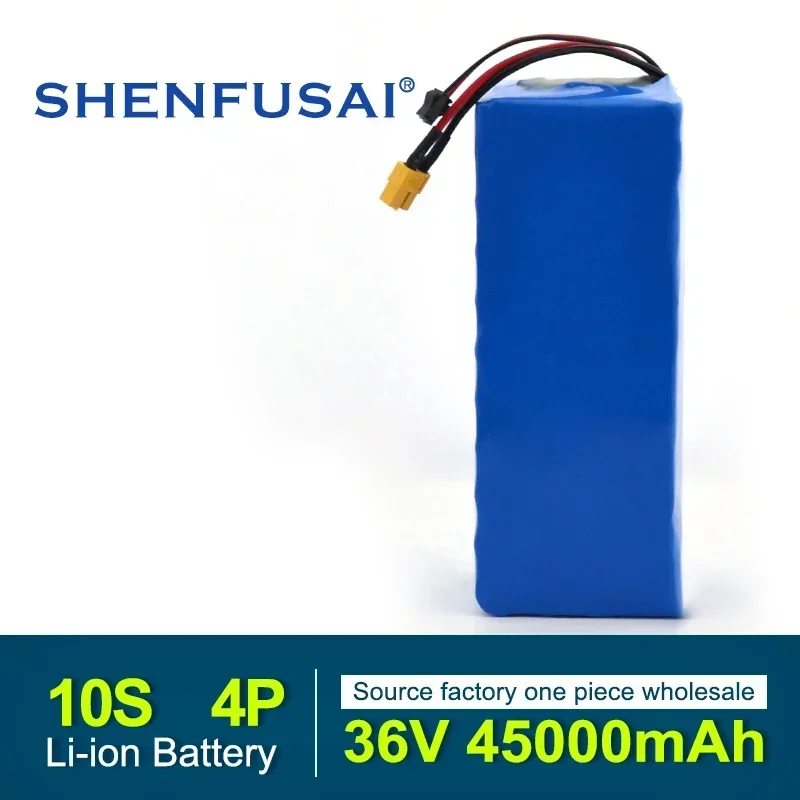 10S4P 36V 18650 lithium battery pack  high-power battery 45000mAh