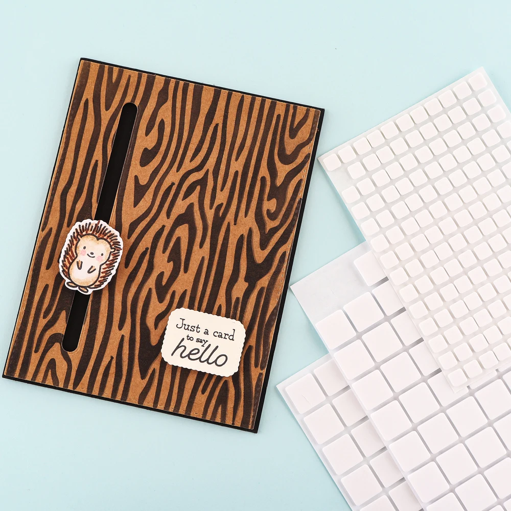 Schiuma adesiva bifacciale 3D Quadrati 1mm/2mm Nero Bianco Adesivi dimensionali adesivi permanenti Fai da te Scrapbooking Shaker Card