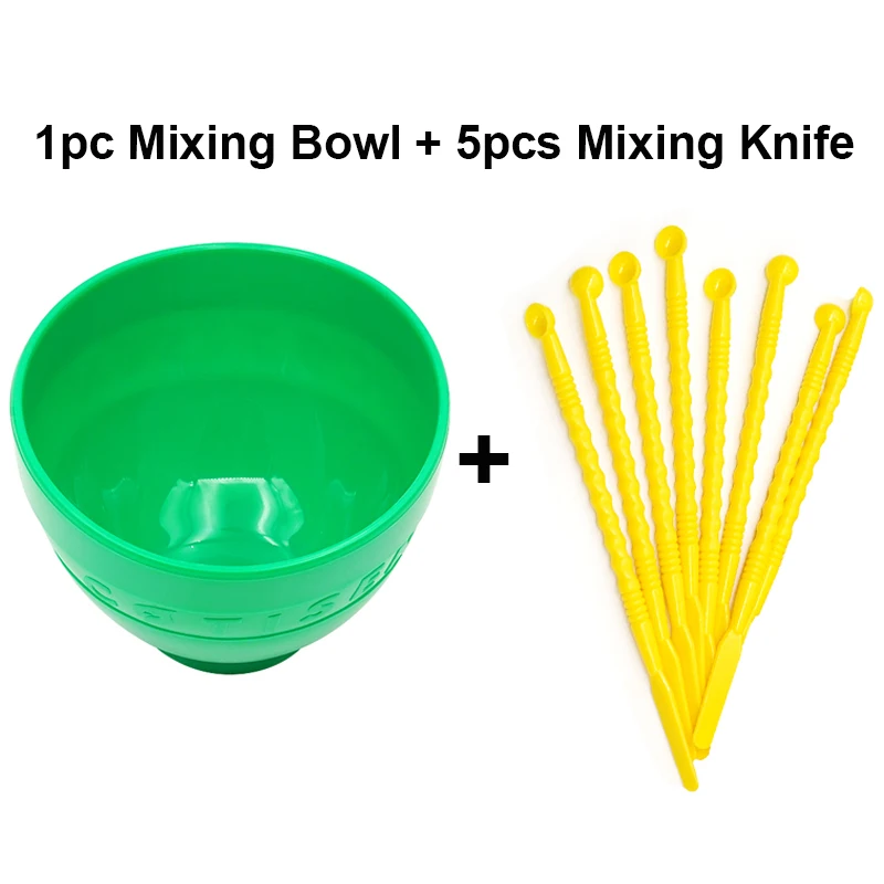 

Rubber Dental Lab Mixing Bowl Alginate Plaster Material Dental Spatula Mixing Knife Nonstick Teeth Whitening Tool