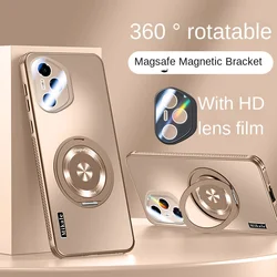 For Huawei Honor 300 200 Pro Case Hard AG Matte With Ring Magnetic wireless charging Protective Back Cover For Honor 200 100 Pro