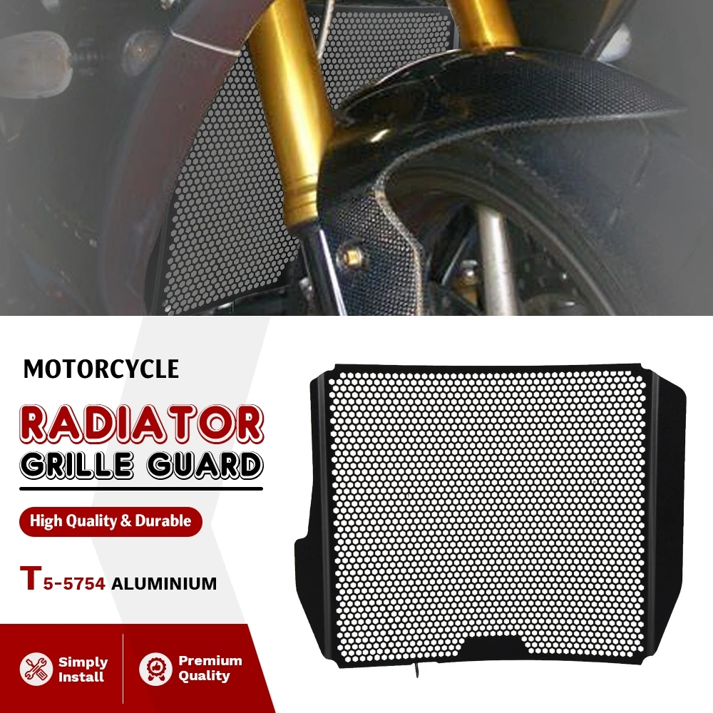 

Motorcycle Accessories Radiator Grille Guard Cover Protector Water Tank Protection For Daytona 675 R 2013 2014 2015 2016 2017