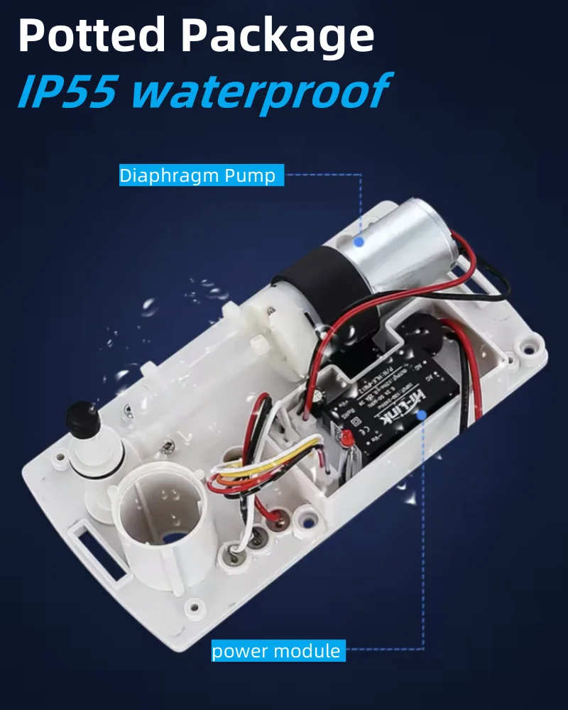 220V Air Conditioner 3P Drainage Pump Automatic Ultra-quiet Condensate Removal Lift Pumps For 1-3P On-hook Air Conditioner