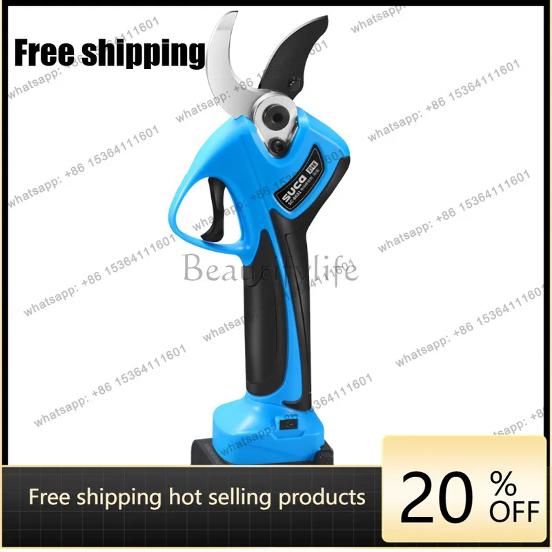 Factory Direct SC-8631A professional electric pruning shears 40mm large diameter lithium battery pruning shears