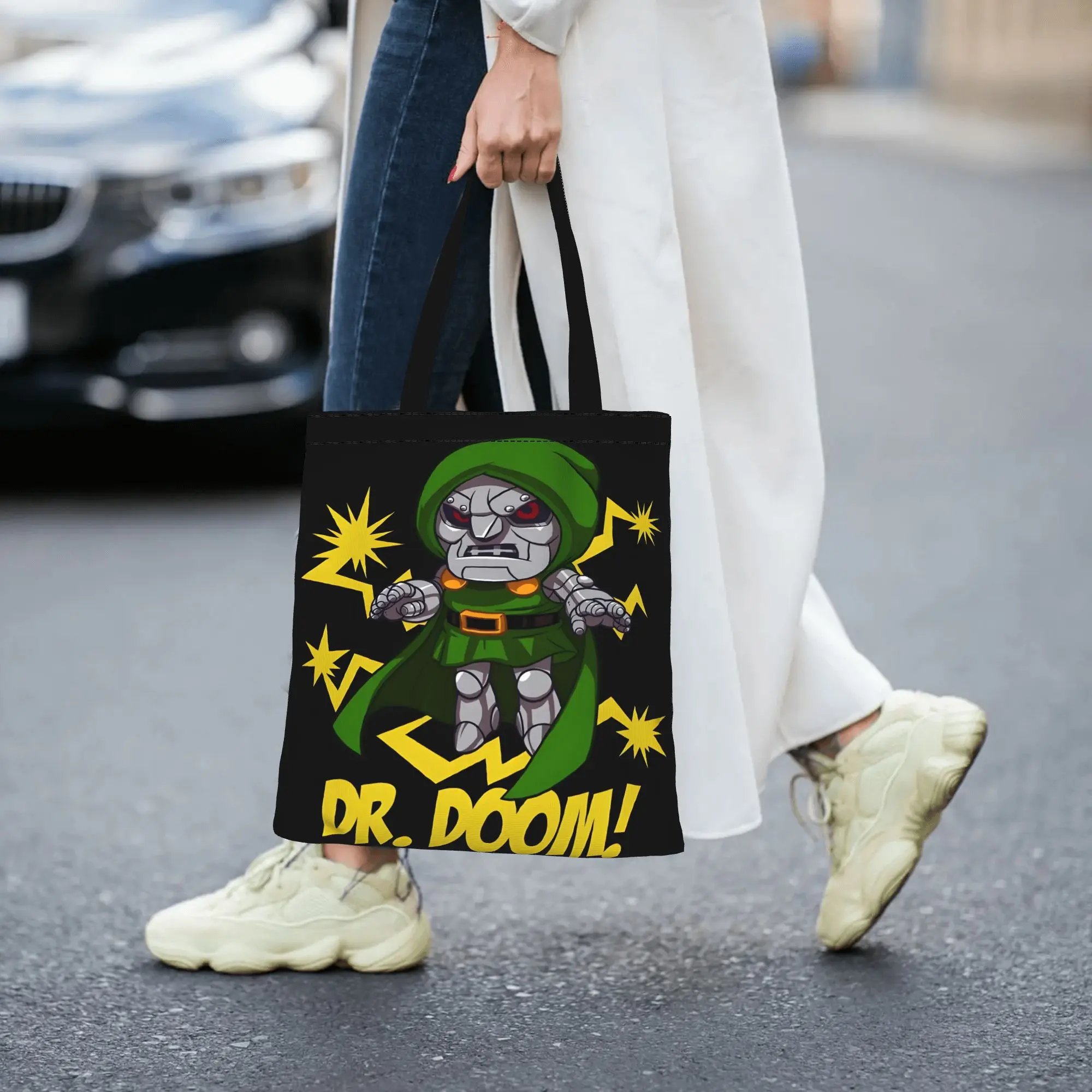 

Fashion shopping bag Daily commute Dr Doom Canvas Marvel Marvel Canvas Tote Bag Women'S Shoulder Handbag