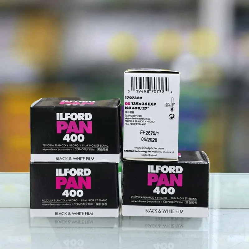 ILFORD فيلم أبيض وأسود ILFORD Pan 400 135 35mm B&W فيلم سلبي 36 التعرض 1-10 لفات كاميرا الفيلم (حياة الرف: 2028) #1