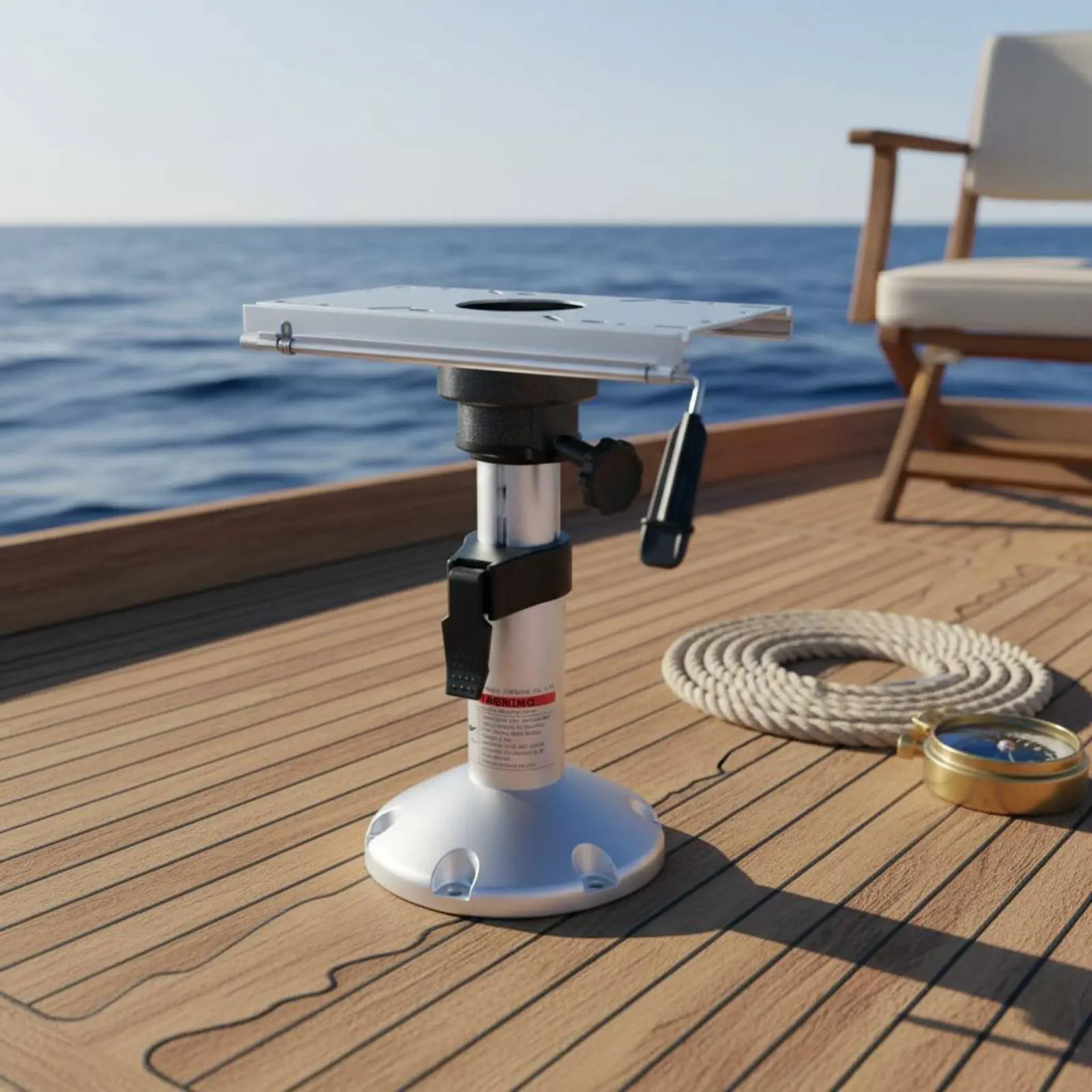 Boat Seat Slide Rail Corrosion Resistant Aluminum Seat Base Rail Easy Installation - view 6