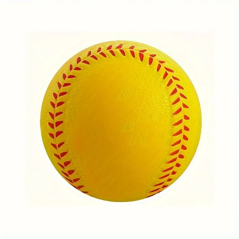 Pelota de Softbol Ligera para Entrenamiento Unisex - Pelota de Béisbol de Espuma de PU Elástica, Duradera y Segura para Recreación en Interiores/Exteriores