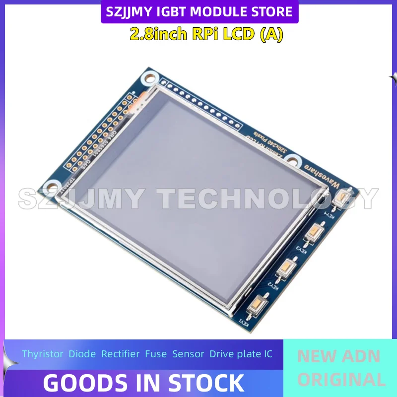 Raspberry Pi 4B/3B+Raspberry Pi Display touch resistivo da 2,8 pollici Interfaccia SPI NUOVO ORIGINALE IN MAGAZZINO