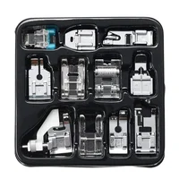 11Pcs Snap-On Presser Feet Kit for Low Shank Sewing Machines - Universal Sewing Machine Accessories Set for Home & DIY Use 2