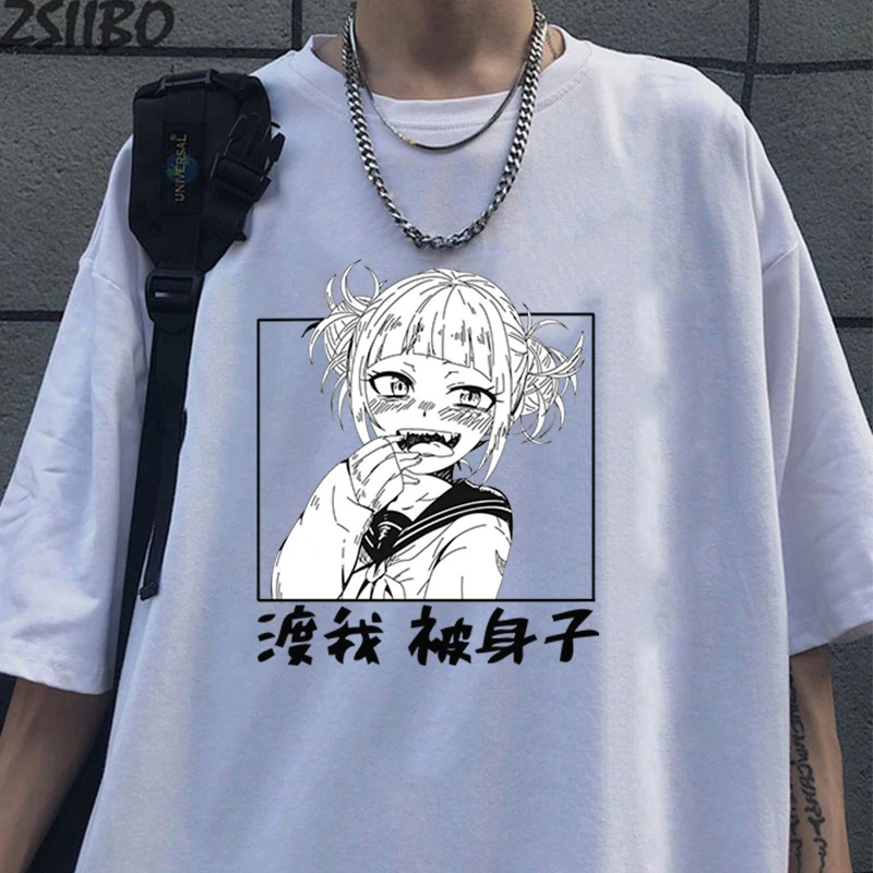 Anime Himiko Toga Printed T-Shirts For Women Summer Tee Shirt Femme Casual Short Sleeve Round Neck Tops T-Shirts