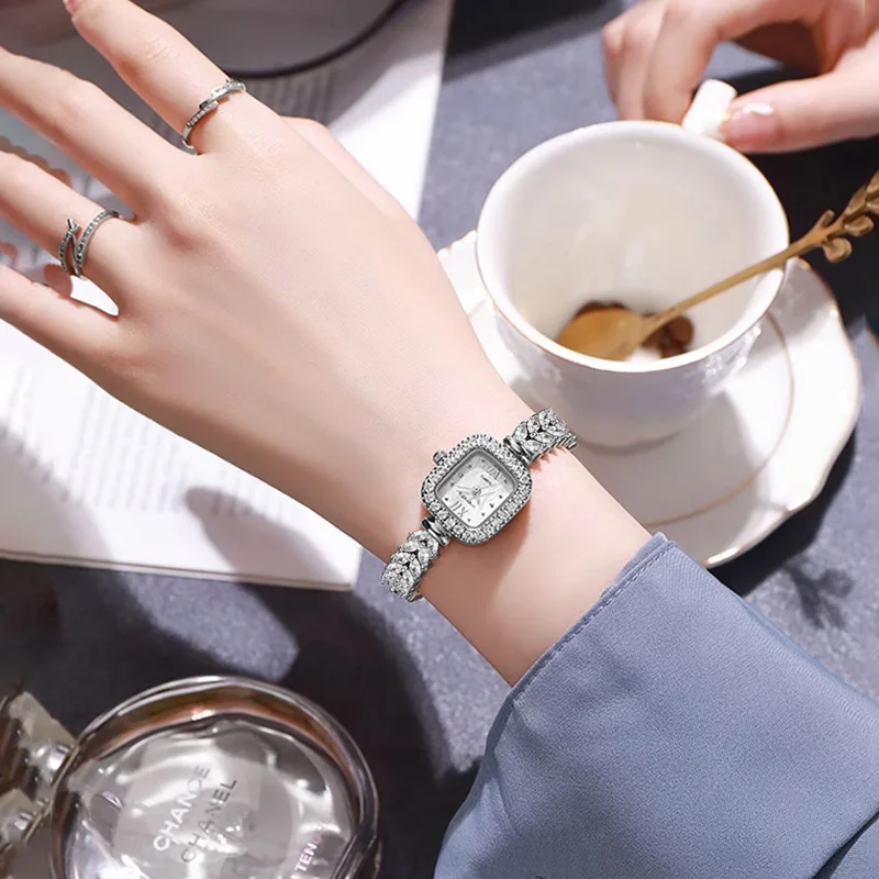MIGE Original Miyota Quartz Woman Watch Waterproof Ladies Wristwatch Fashion Diamond Crystal Strap Watch For Women