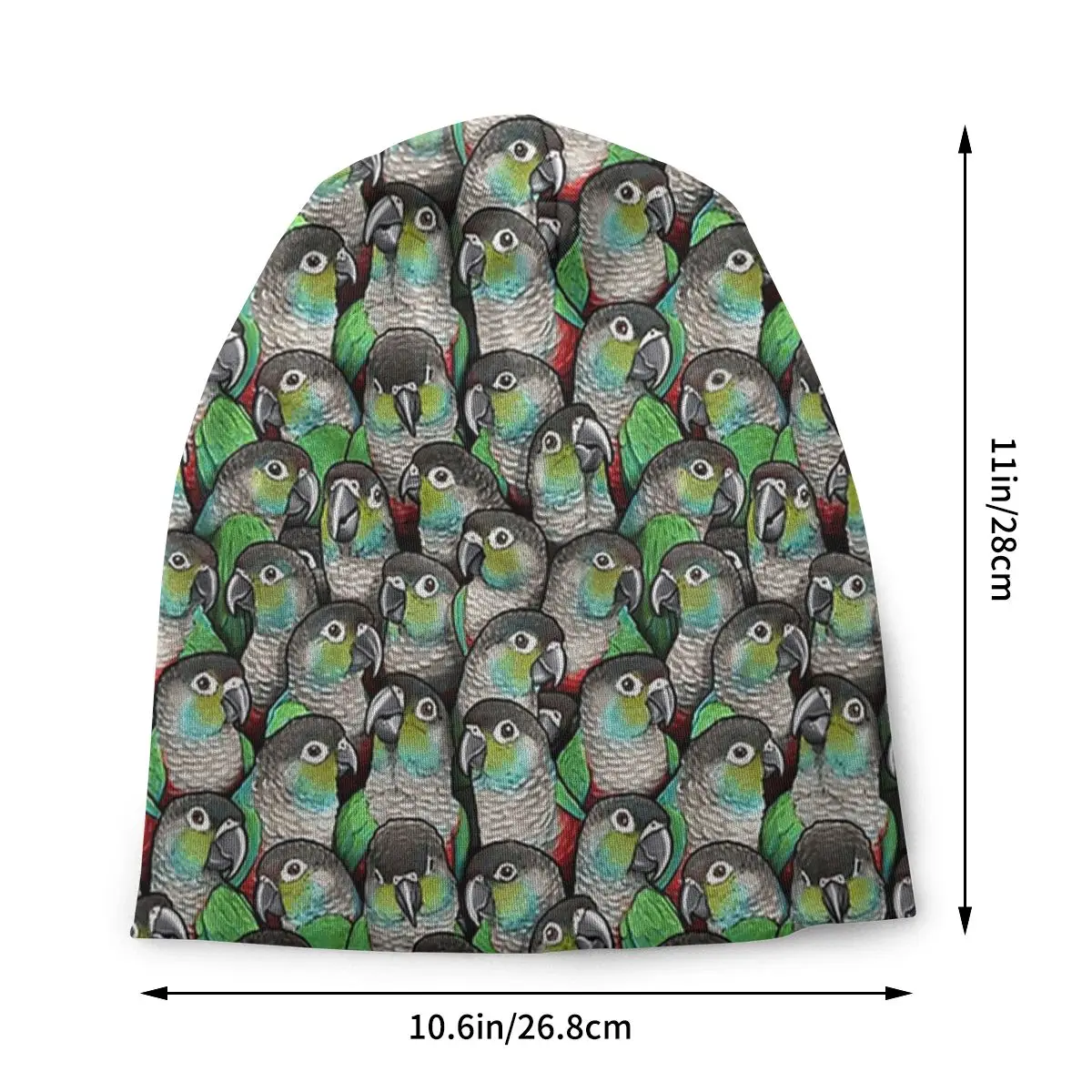 Crimson-bellied Conures Beanies Pullover Cap Comfortable , Adult Men's Woman Knit Hat