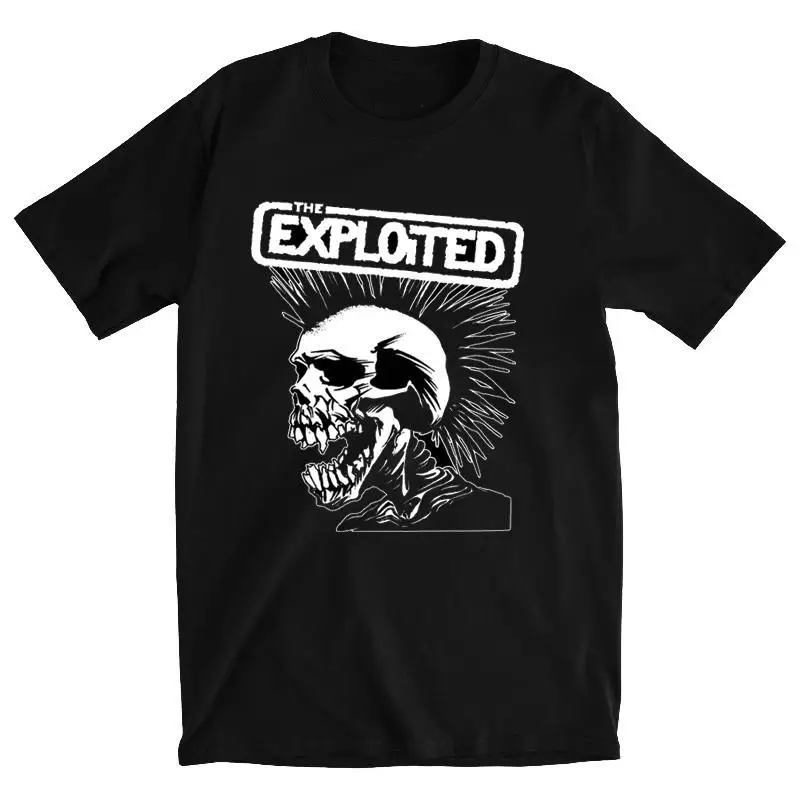In The 1980s, The Exploited Band Released A Punk Rock Collection Featuring Relaxed, Oversized T-shirts.