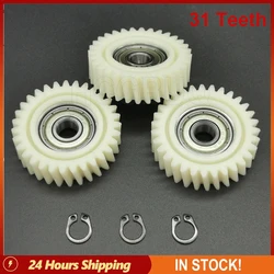41.6x11.4mm Planetary Gear 31Teeth Oblique Teeth Gears With 7.94mm Bearings Electric Bike Helical Gear For Folding E-bike Parts