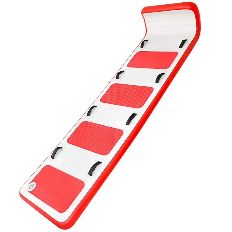 Tubo de neve inflável dobrável de PVC para esportes de inverno, trenó inflável com costura em forma de gota d'água e alça.