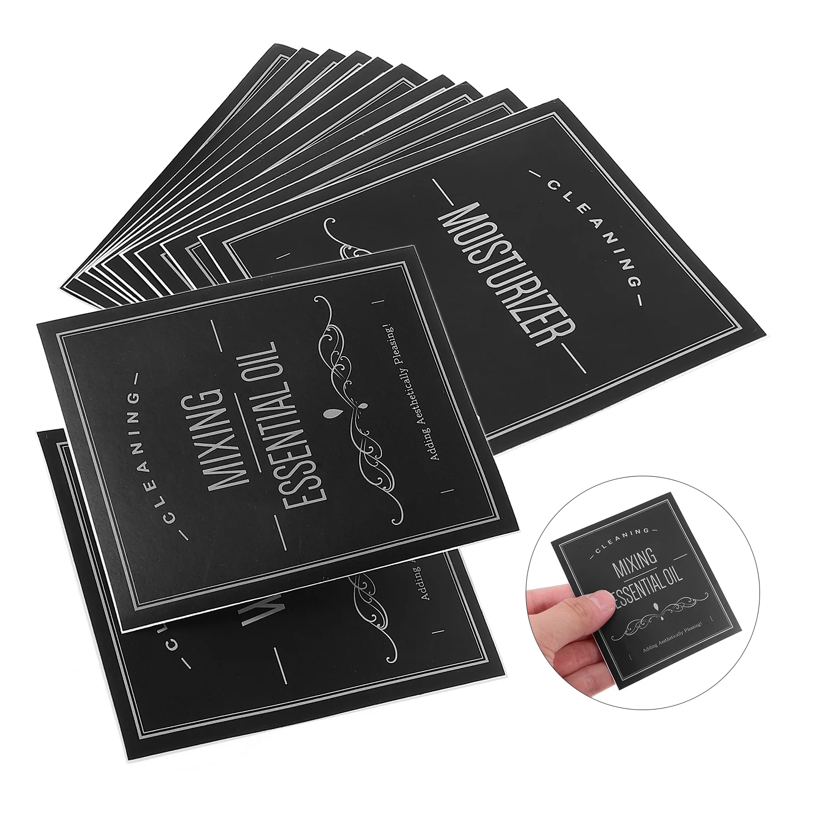 

24 Pcs Shampoo Label Waterproof Self-adhesive Stickers Lotion Bottle Labels Applique Hand Decals