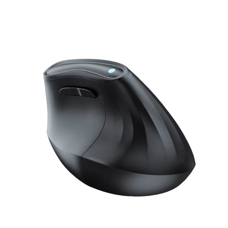 F3KE Vertical Wireless Mouse, 2.4Ghz Ergonomic Adjustable 4800DPI 6 Buttons USB Rreceiver for PC Laptop Users