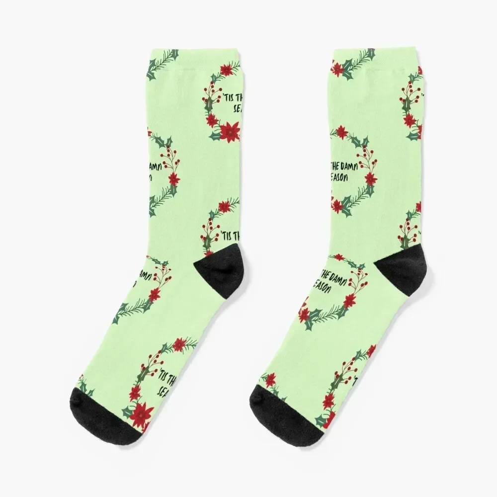 

Tis the damn season Socks custom funny sock Mens Socks Women's