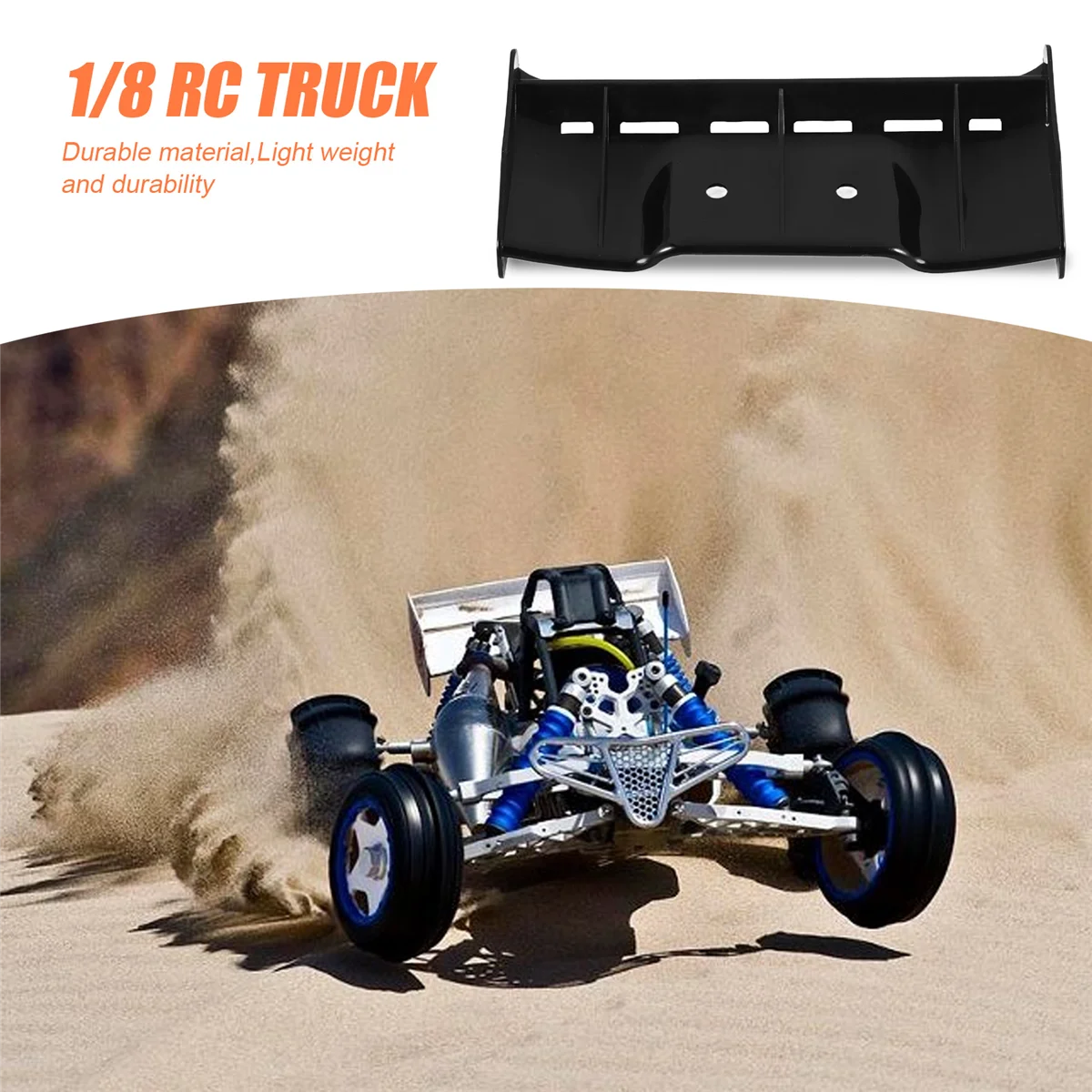 8216 Heckflügel für 1/8 ZD Racing 9020-V3 9021-V3 08421 08423 RC Autoteile Zubehör