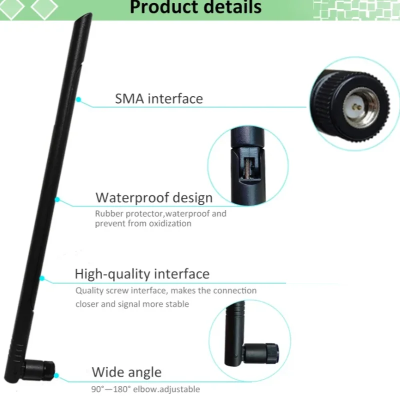 EOTH 5P 868 ميجا هرتز 915 ميجا هرتز هوائي 29 سنتيمتر LORA 7dbi SMA ذكر موصل GSM 915 لورا لوراوان وحدة 868 مكرر إشارة