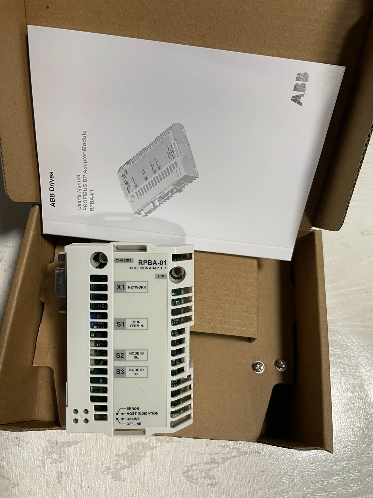 RPBA-01 Genuine ABB Inverter Profibus DP Communication Mode