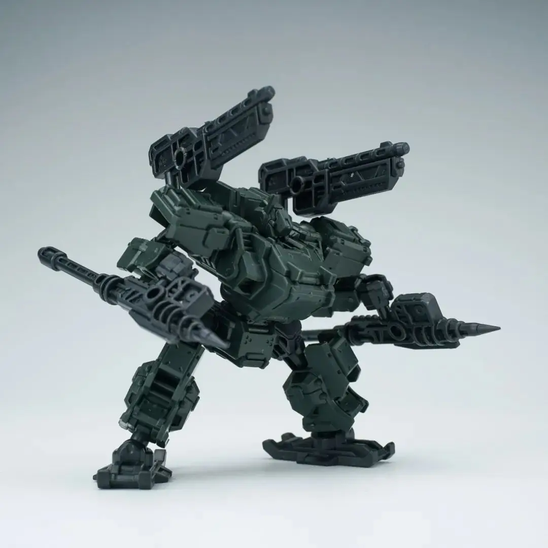 Sheik Mainland 3MIN Project MUS-A4 FortiShield 3 IN 1 Mini Assembly Mech Robot، Ketor Transfomation Mech Action Figure Boys Toys