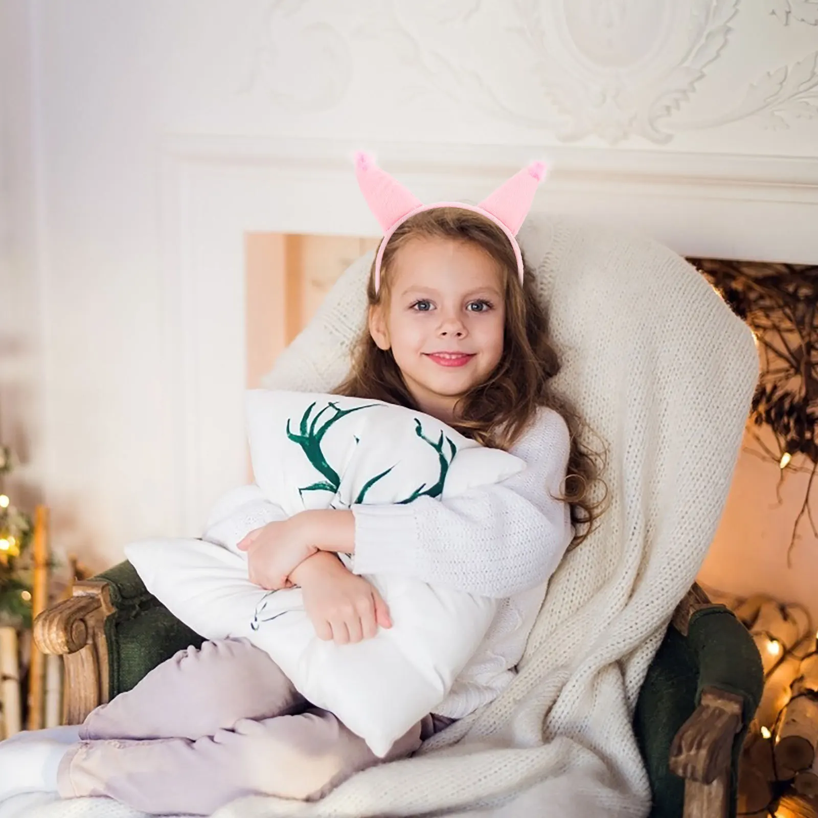 1 set set di costumi da scoiattolo carino fascia coda orecchie di animali bambini festa di Halloween accessori cosplay set di costumi di animali