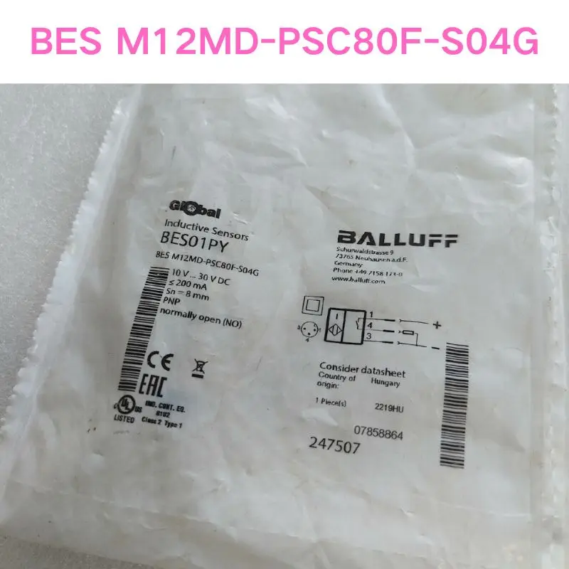 Pengiriman cepat Sensor BES M12MD-PSC80F baru