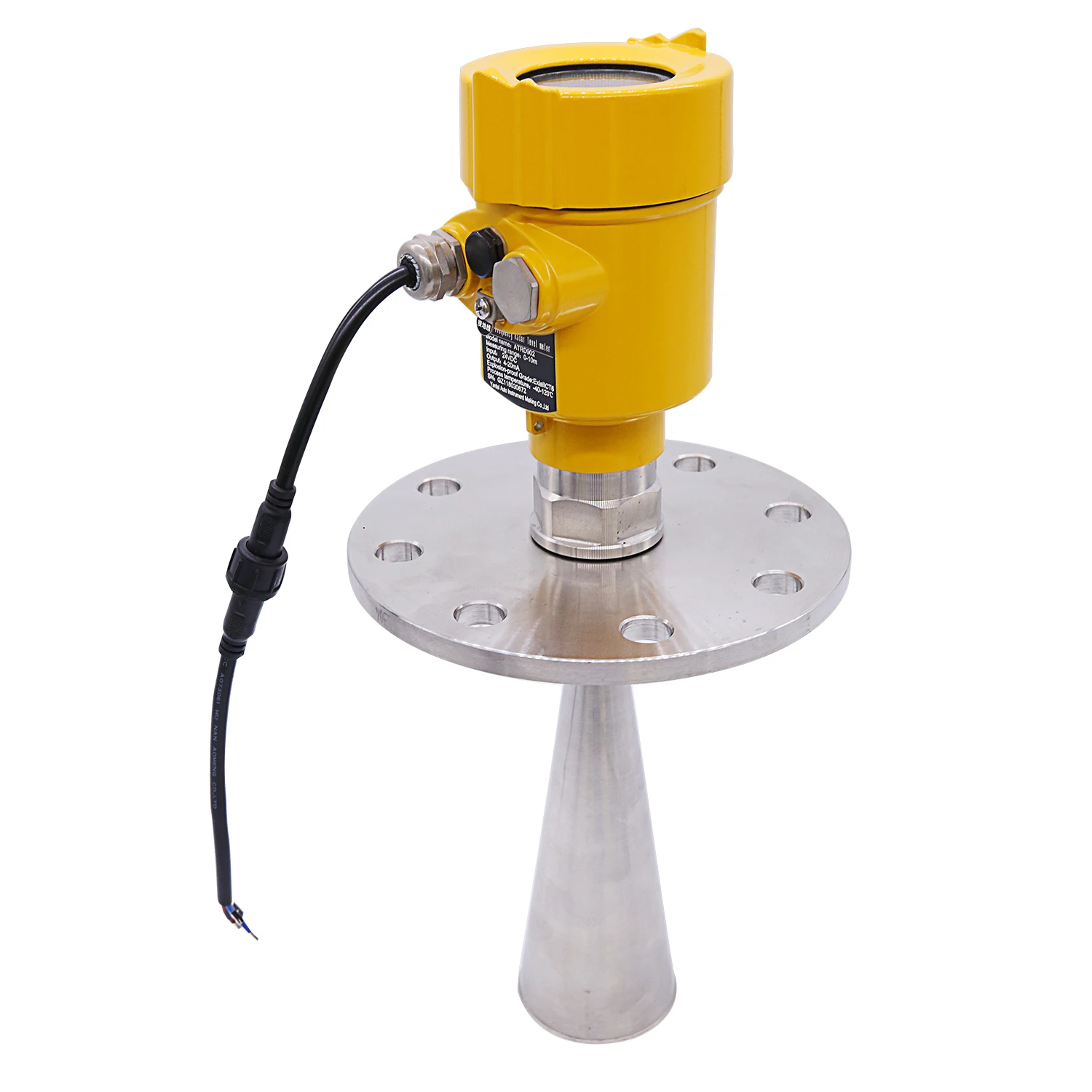 26GHz Radar Level Transmitter Radar Solid Level Meter Wave Guided Radar Grains Silos Level Meter