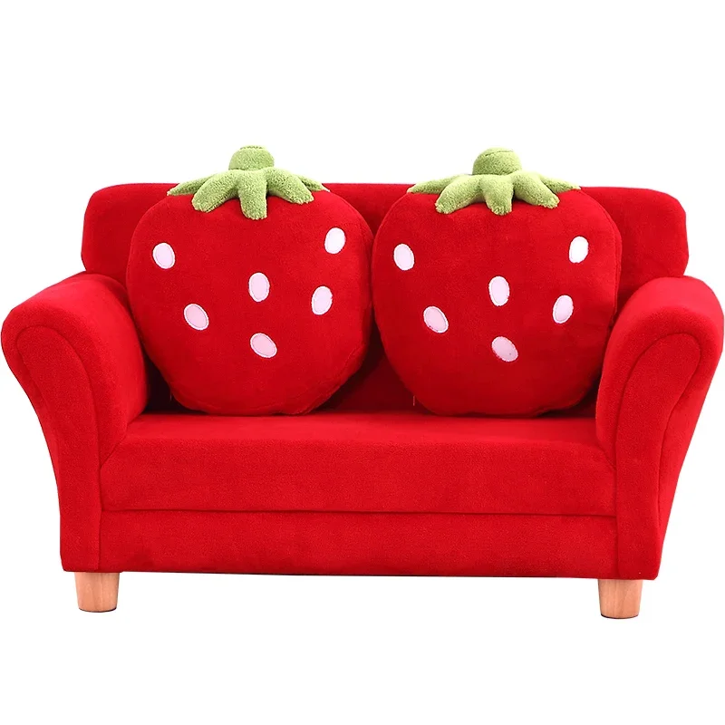 

Children's Sofa Cute Cartoon Fabric Strawberry Sofa Modern Tatami Combination Baby Sofa