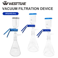 Aparato de filtración al vacío de laboratorio WESTTUNE, filtro de vidrio de 250/500/1000/2000/3000ml, filtro de membrana solvente líquida con núcleo de arena