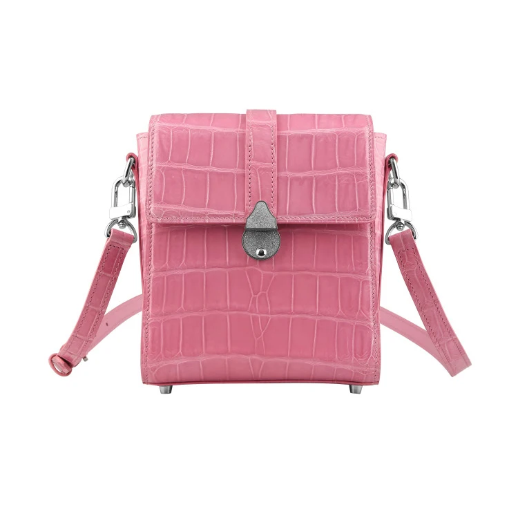 envlang 2026 Summer New Crocodile bag Original Light  Fashion Crossbody Bag pink female women bag