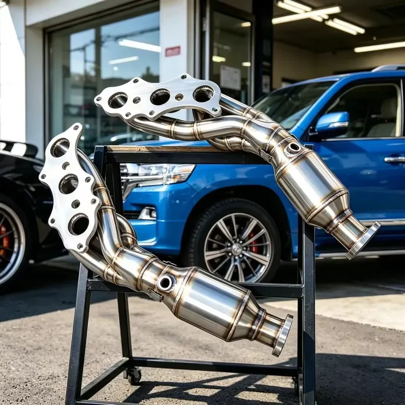 2026 Hot Sale Factory Custom Ss304 Manifold for LAND CRUISER FJ 4.0 2003-2017 Exhaust Pipe Downpipe Modification