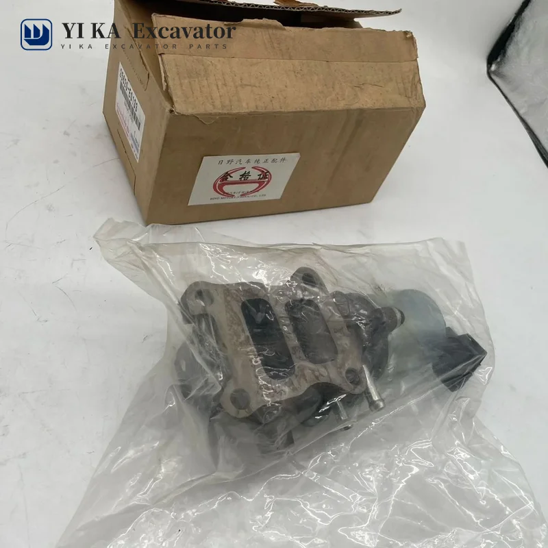 

For Kobelco EGR valve SK200, 240, 260, 350-8 ultra 8 waste gas pipeline solenoid valve Hino J05E, J08E, original factory