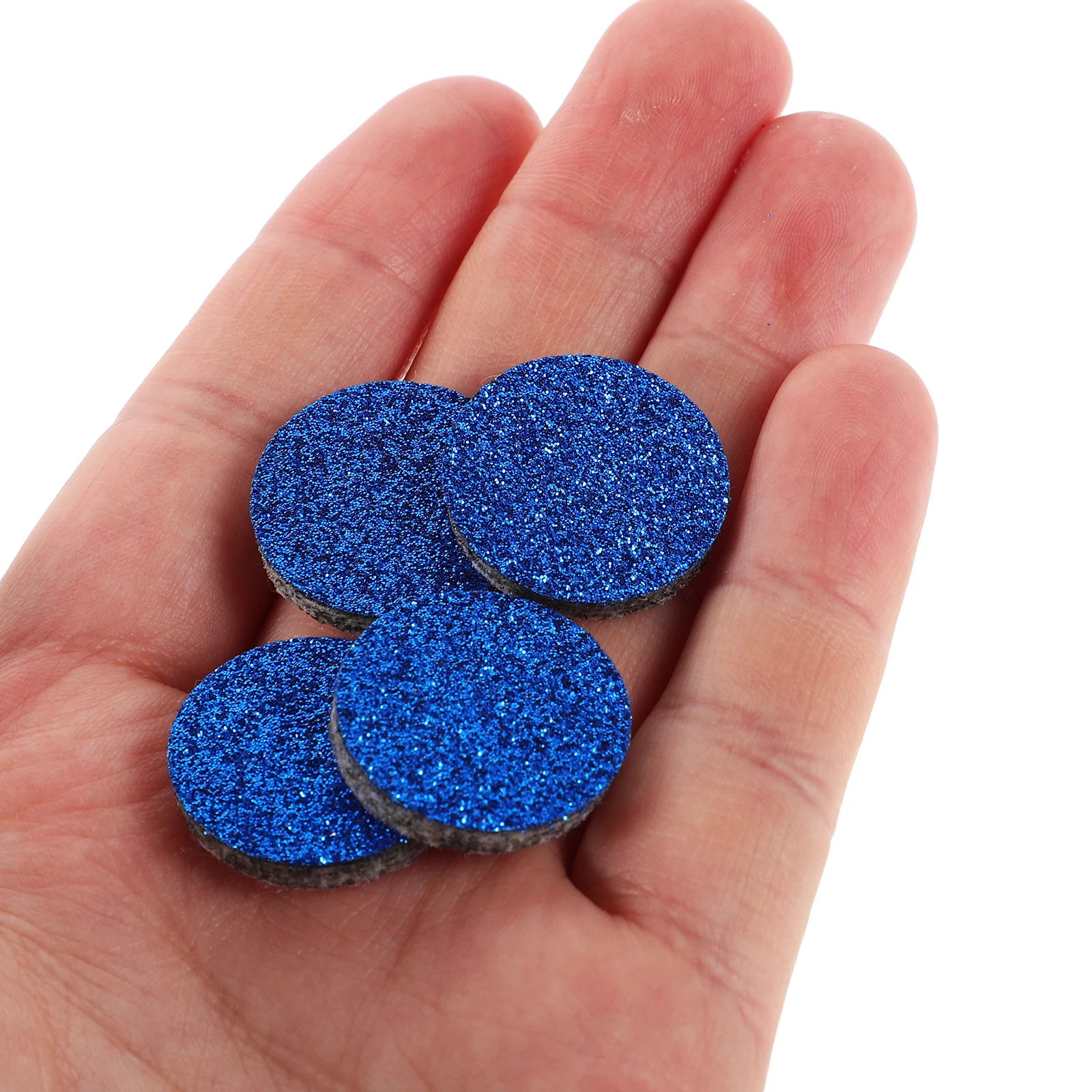 

50 pcs Round Essential Oil Locket Necklace Soft Aromatherapy Replacement Fragrance For Car Pendant Locket Blue Cotton Diffuser