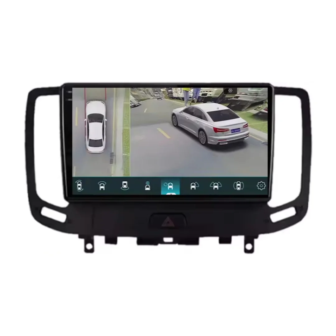 راديو سيارة أندرويد 13 لإنفينيتي G4 G25 G35 G37 2006 - 2013 QLED مشغل فيديو الوسائط المتعددة نظام تحديد المواقع نافي BT 2DIN وحدة الرأس 4G WIFI