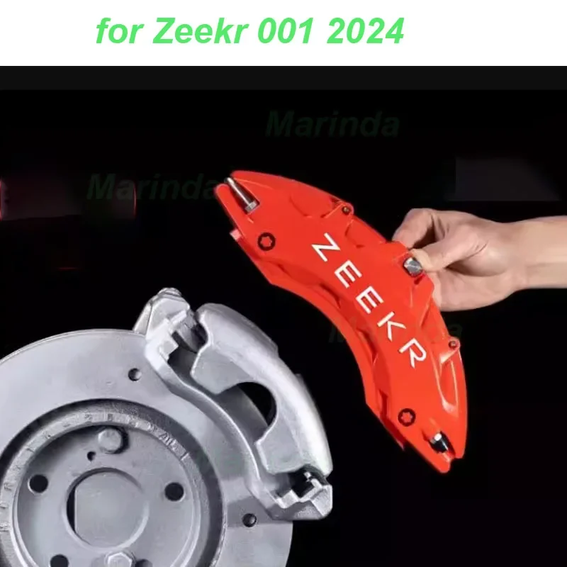 Car Wheel Brake Caliper Cap Cover for Zeekr 001 2024 Aluminium Alloy Hub Brake Callipers Decorative Trim Exterior Accessories