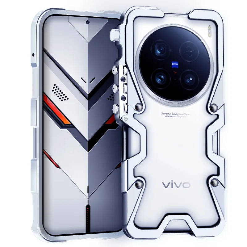 Armor Screw Metal Frame Shockproof Cover For VIVO X100 Ultra/ X100s X100 Pro/ X100s X100 X90 X90s Aluminium Bumper Cases Fundas