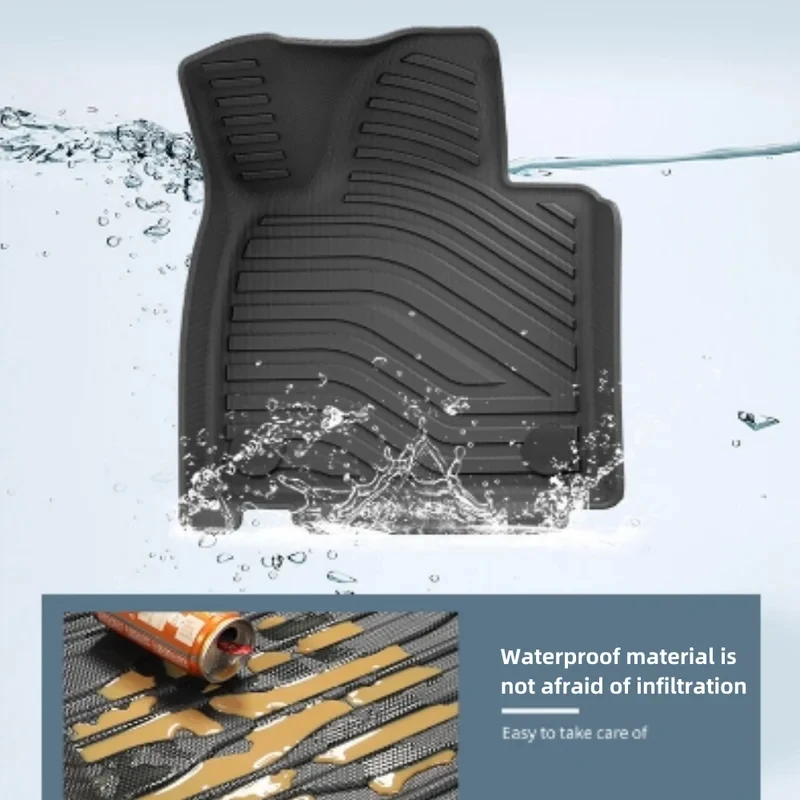 High Quality TPE 3D All-Weather Floor Mats & Trunk Pad For ZEEKR 001 2024 2025