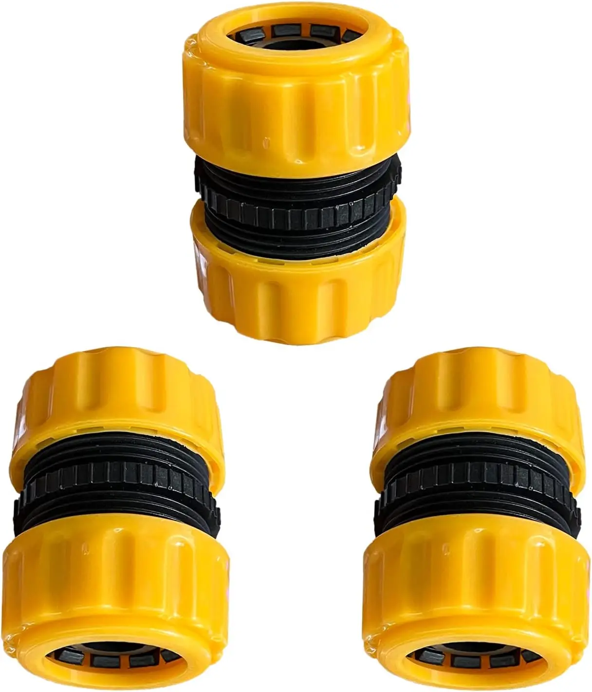 

Garden Hose Repair Kit 3/4" or 5/8" Water Hose Connectors/Hose Mender/Hose Extender End Repair, Leakproof Design, 3PCS