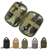 600D Nylon Tactical Bag Outdoor Molle Waist Fanny Pack Phone Bag Waist Belt Waist Bag EDC Hunting Equipment Bag Small Tool Walle