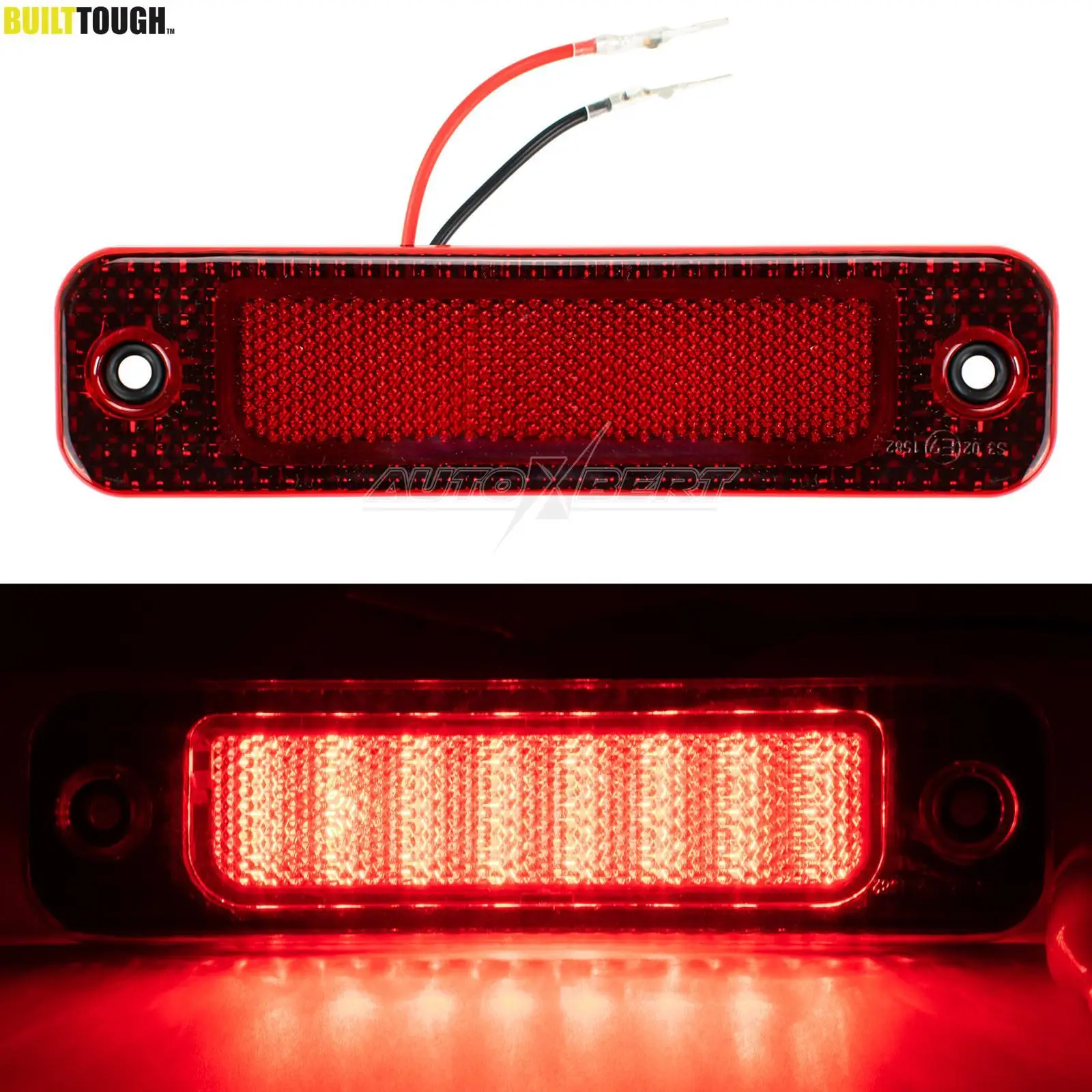 High Level Brake Light LED High Mount Bright Durable 3rd Brake Light Tail Lamp 5128002 Replacement Parts For Transit MK7 06‑14