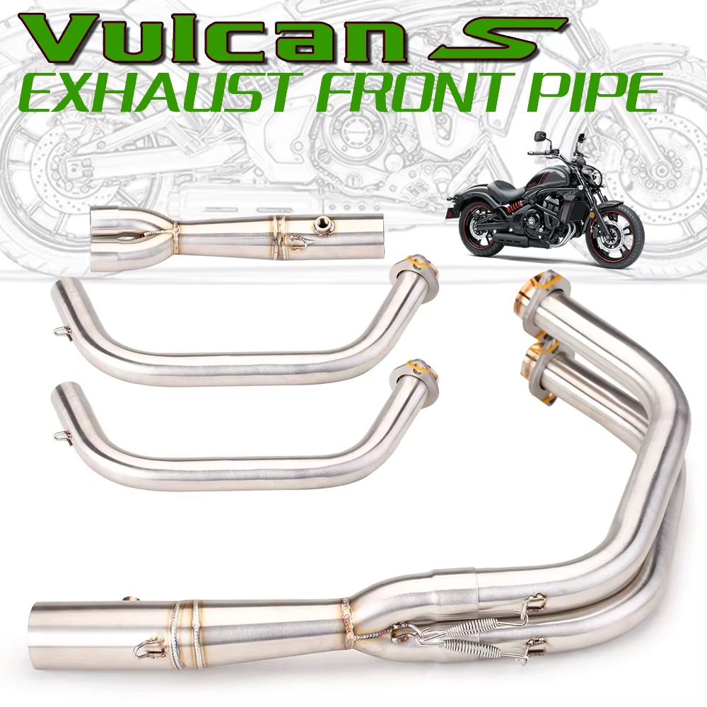 

Надеваемая выхлопная система мотоцикла, передняя соединительная труба, соединительная труба Escape 51 мм для Kawasaki Vulcan 650S S650 VN650 EN650 EN 650