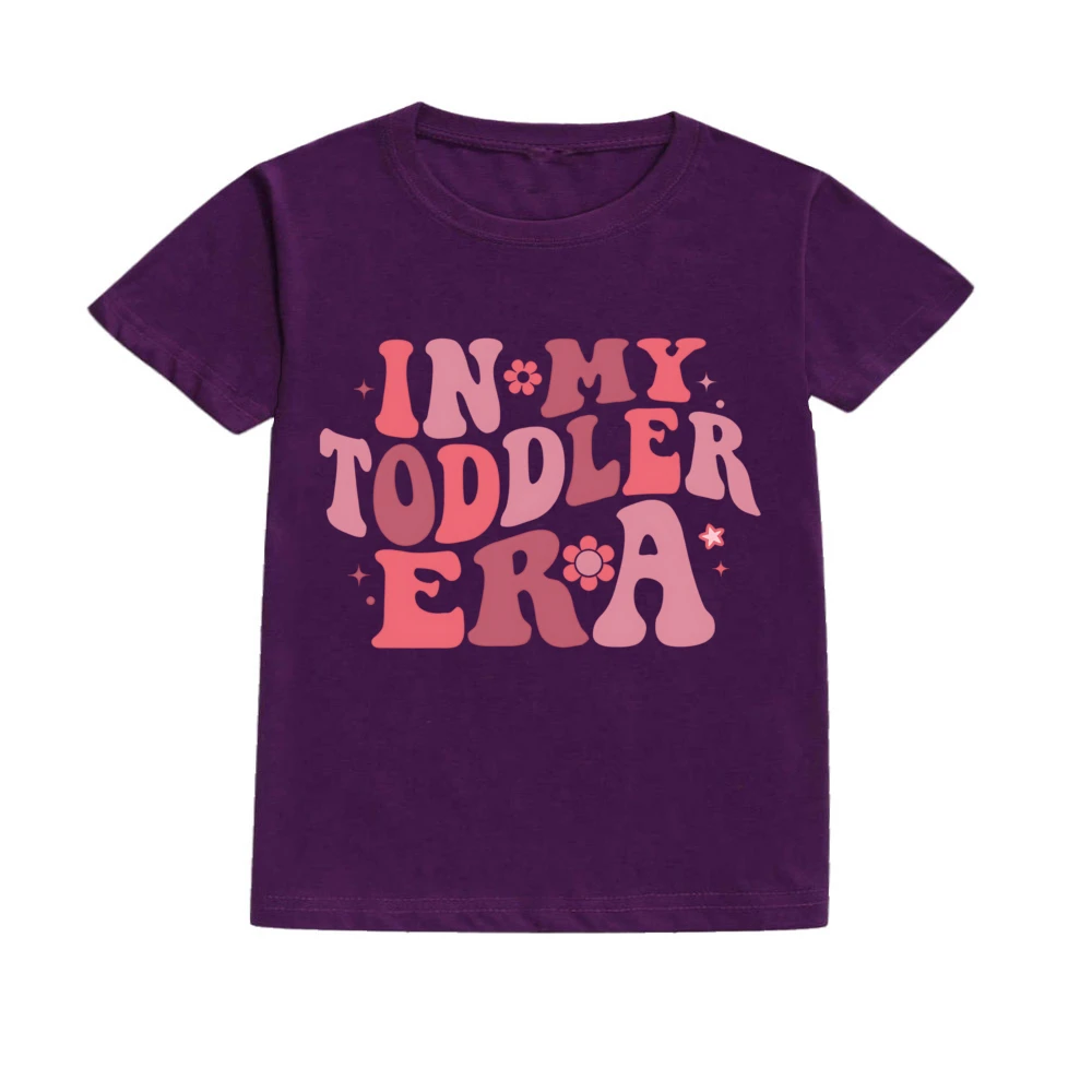 In My Toddler Era camiseta divertida para niños, camisas Retro para niñas, ropa para niños pequeños y jóvenes, camiseta para niñas de mi Era para niños pequeños, trajes