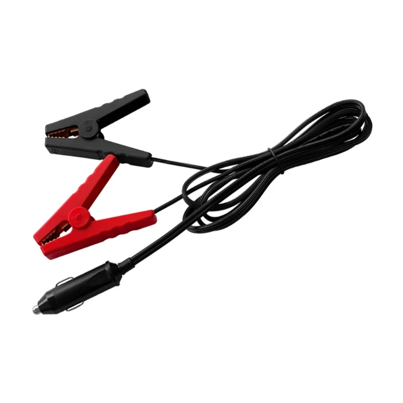 

12V/24V 1 to 2 Battery Clamps to Cigarette Cable Splitters Adapters Car Extension Cord for Vehicle Electronics Dropship