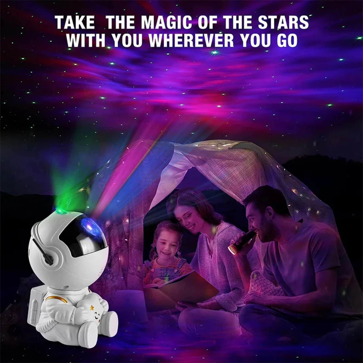 LED Astronaut Projection Light Starry Sky Atmosphere Light  Projector Night Light Desktop Decoration Light Bedroom  Li