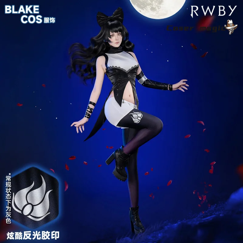 

Anime RWBY Blake Belladonna Cosplay Costume Uniform Halloween Carnival Party Christmas Play Role Clothes Clothing