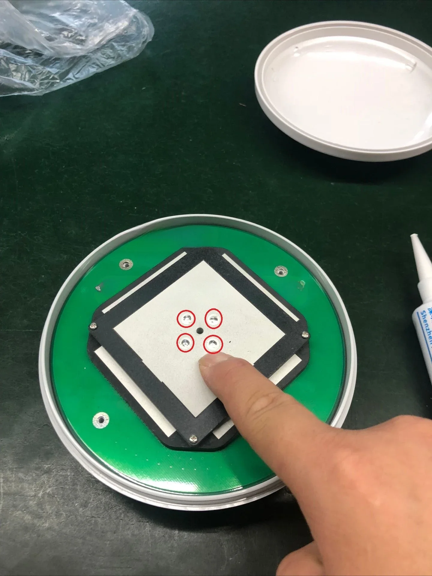 Sta-101GPS shell Beidou módulo gnss snap-on shell, concha de medição anti-UV