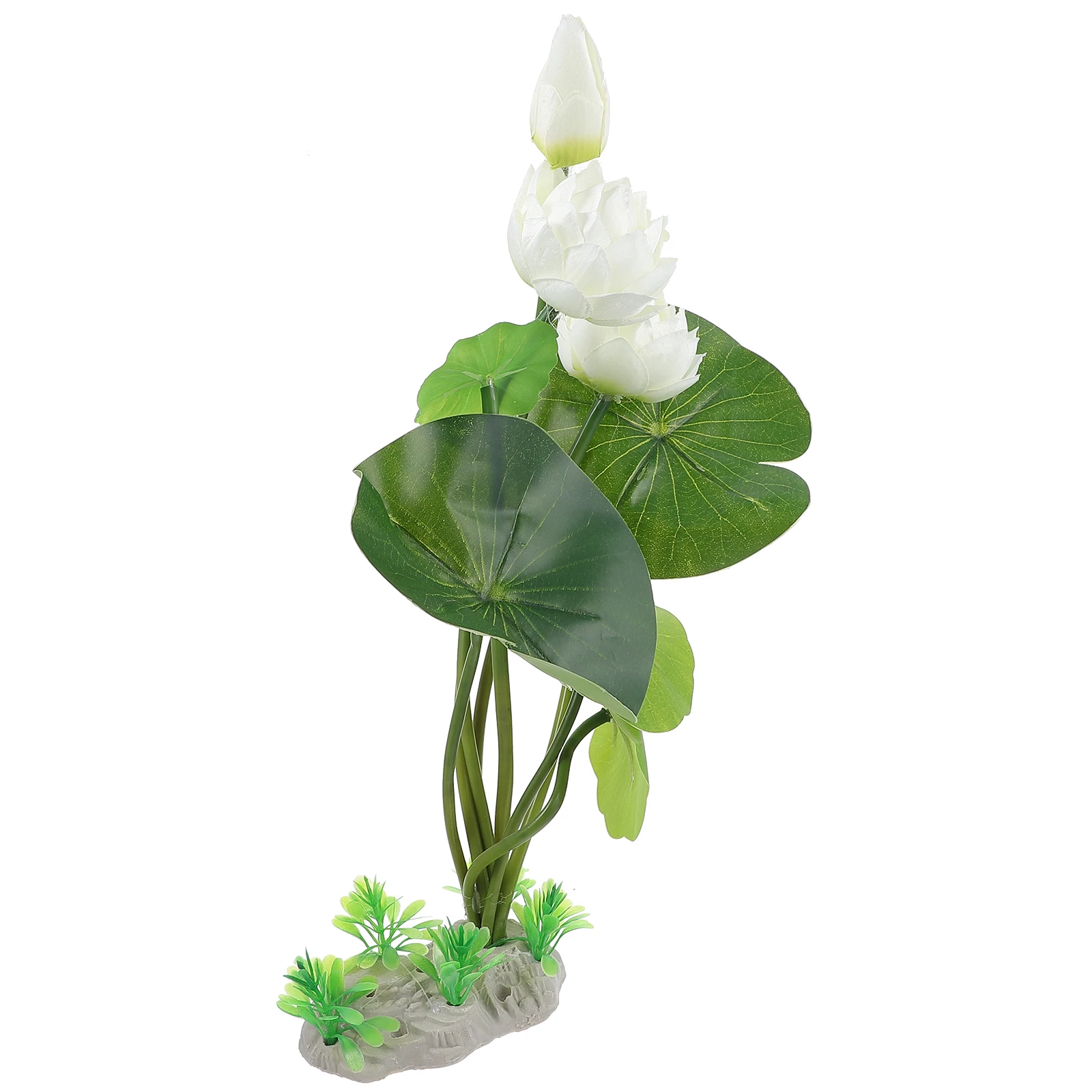 

Artificial Plant Decoration Aquatic Plants Fish Tank Accessories Pink Root Pine Tree Simulation Stylish Appearance Lifelike