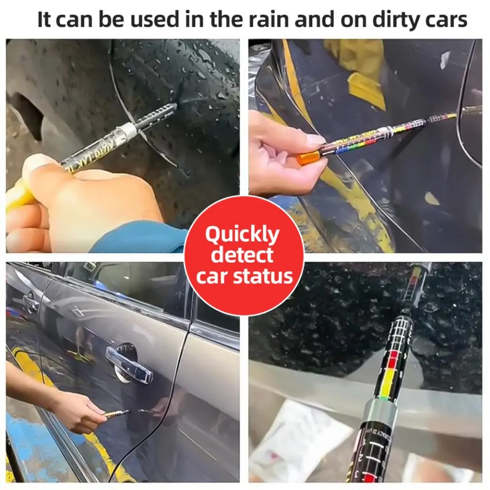 磁性チップを備えた車の塗装用の厚さのマーカーテスター,車の損傷検出器,クラッシュテストツール,新しい